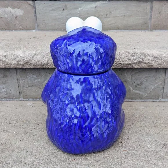 Cookie Monster Vintage Ceramic Cookie Jar - Picture 3 of 5